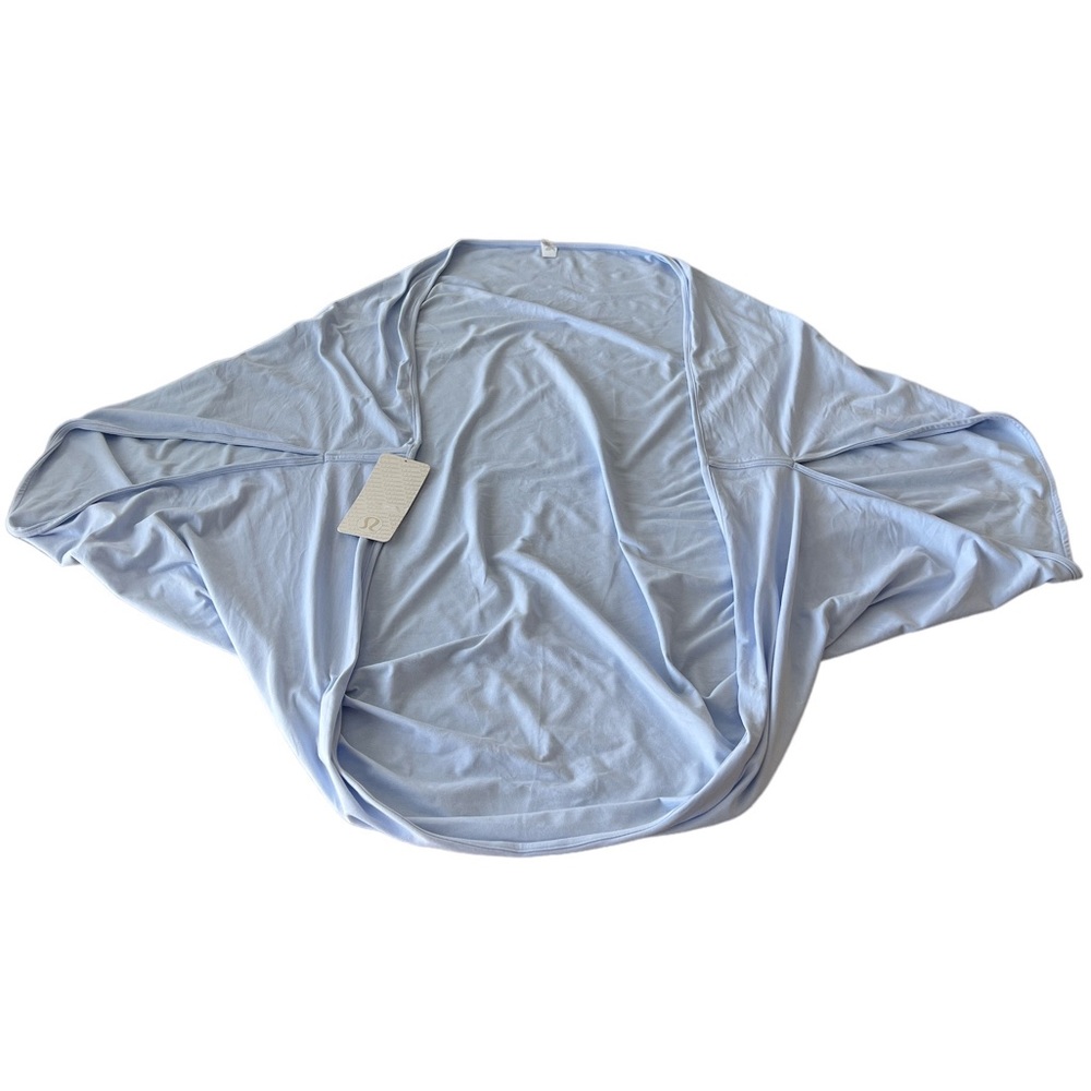 Lululemon Sage Scarf Rulu, NWT, Color-Light Blue, Womens Lululemon Scarf